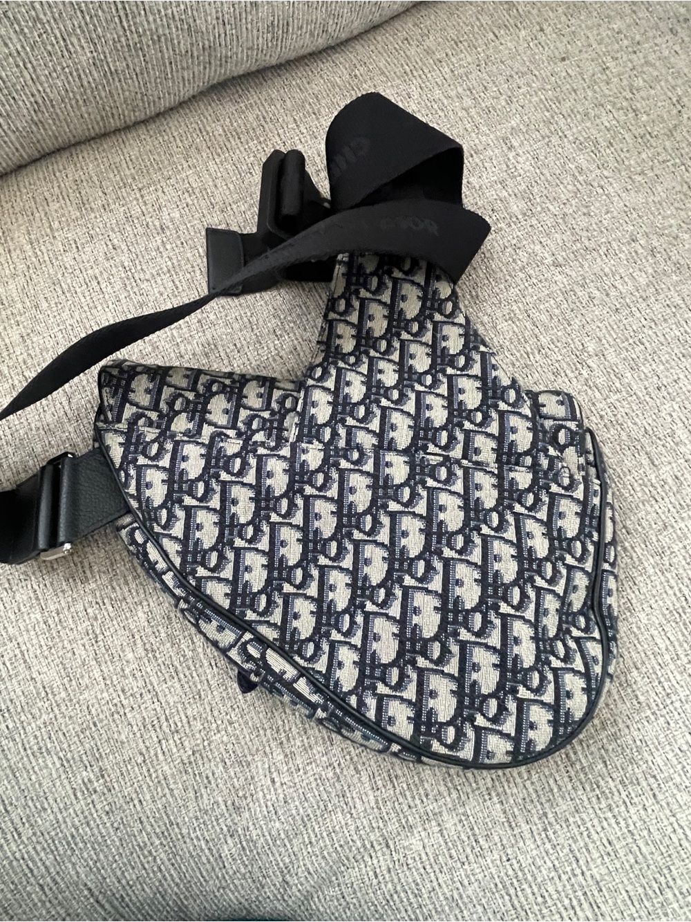 Dior Oblique Saddle Belt Bag - Picture 7 of 14